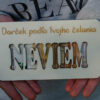 Drevená obálka na peniaze „NEVIEM“
