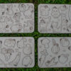 Drevená montessori vkladačka - Set 4x