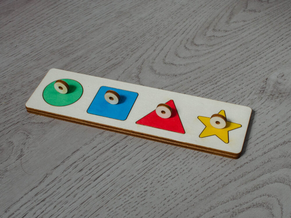 Montessori vkladačka geometrické tvary
