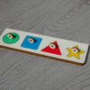 Montessori vkladačka geometrické tvary
