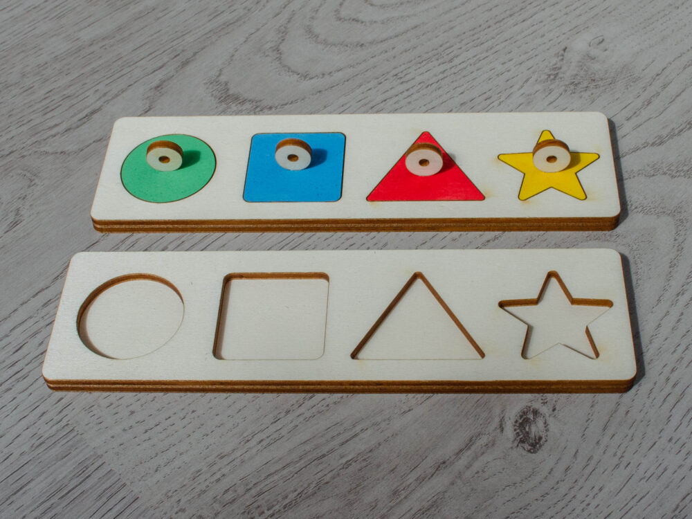 Montessori vkladačka geometrické tvary