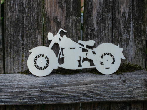 Drevený výrez - Motorka