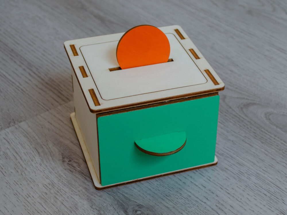 Montessori drevená vkladačka 3v1